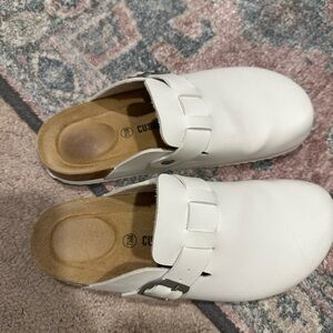 White Women's Clogs